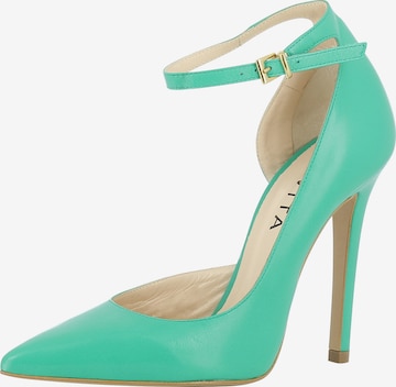 EVITA Pumps 'LISA' in Green: front