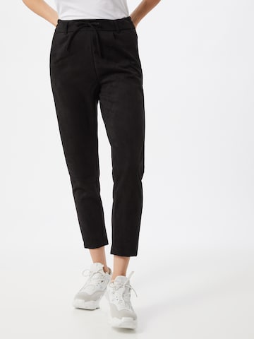 ONLY Regular Pants 'Portrash' in Black: front