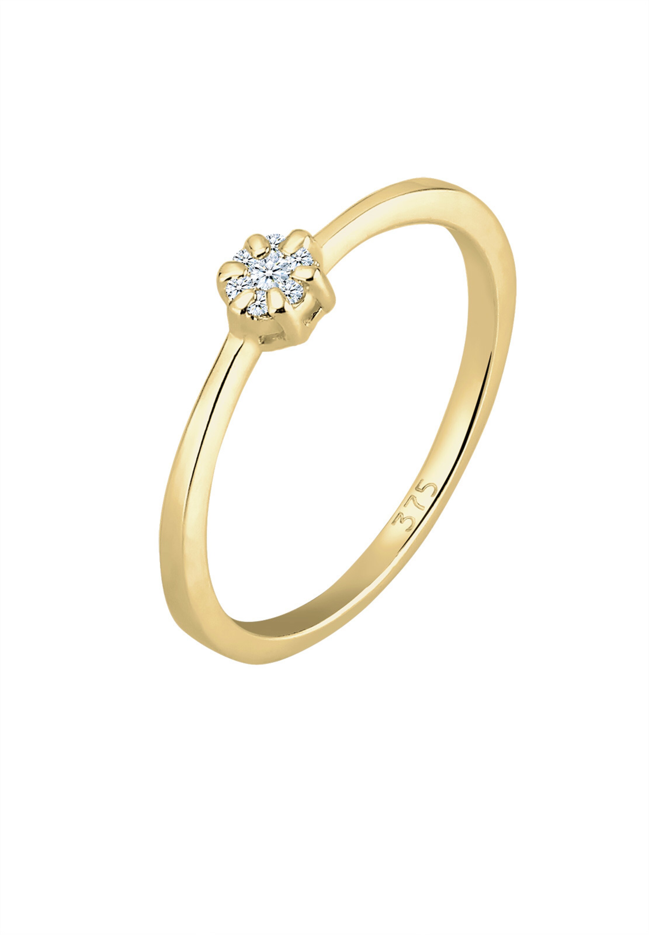 Elli DIAMONDS Ring in Gold: Vorderseite