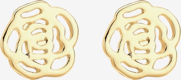 ELLI PREMIUM Earrings 'Rose' in Gold: front