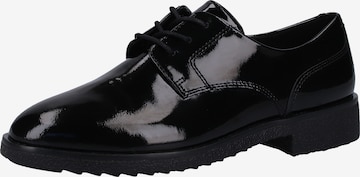 CLARKS Lace-Up Shoes 'Griffin Lane' in Black: front