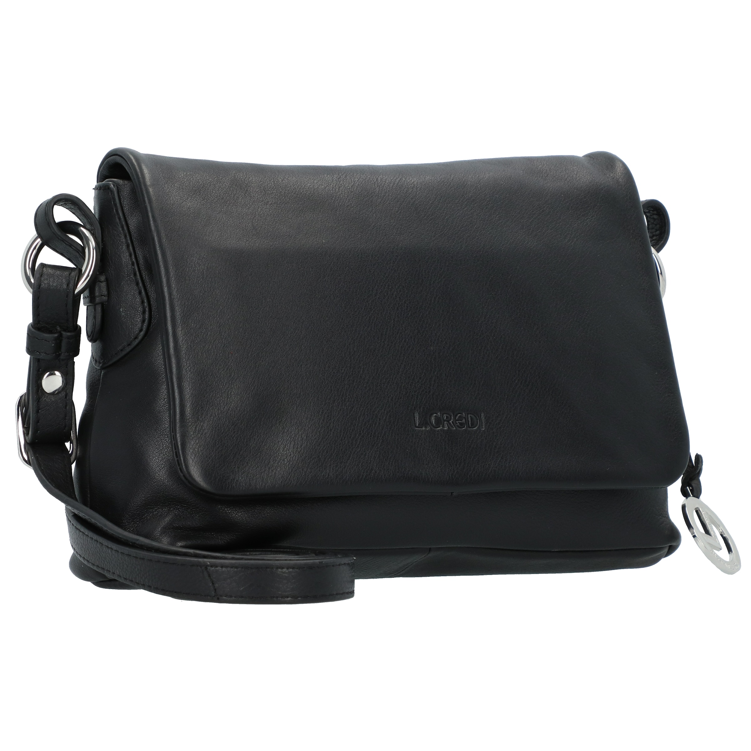 Sac à bandoulière 'Silke' L.CREDI en noir