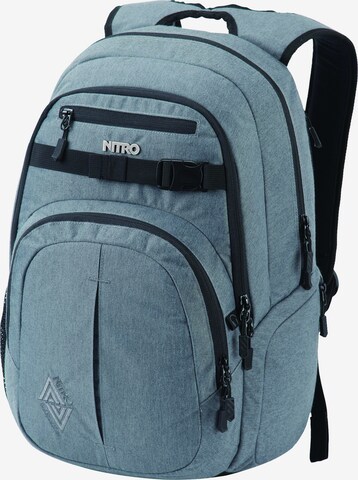 NitroBags Rugzak 'Chase' in Blauw