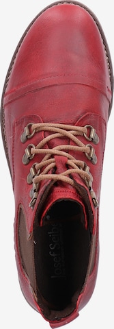 JOSEF SEIBEL Lace-Up Ankle Boots 'Sienna 09' in Red