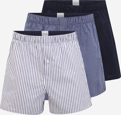 LACOSTE Boxershorts in de kleur Blauw / Nachtblauw / Wit, Productweergave