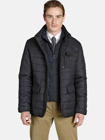 Charles Colby Winter Jacket 'Earl Joshua' in Blue: front