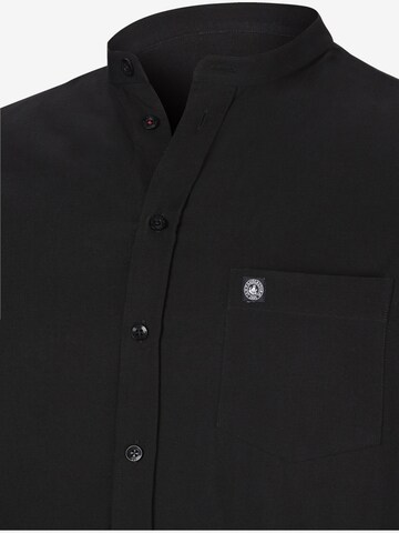 Jan Vanderstorm Regular fit Button Up Shirt 'Kallu' in Black