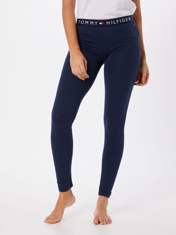 Skinny Leggings Tommy Hilfiger Underwear en bleu : devant