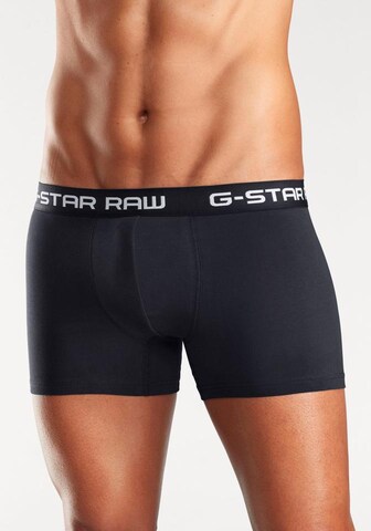 Boxers G-STAR en bleu : devant