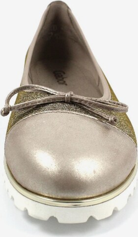 GABOR Ballet Flats in Gold