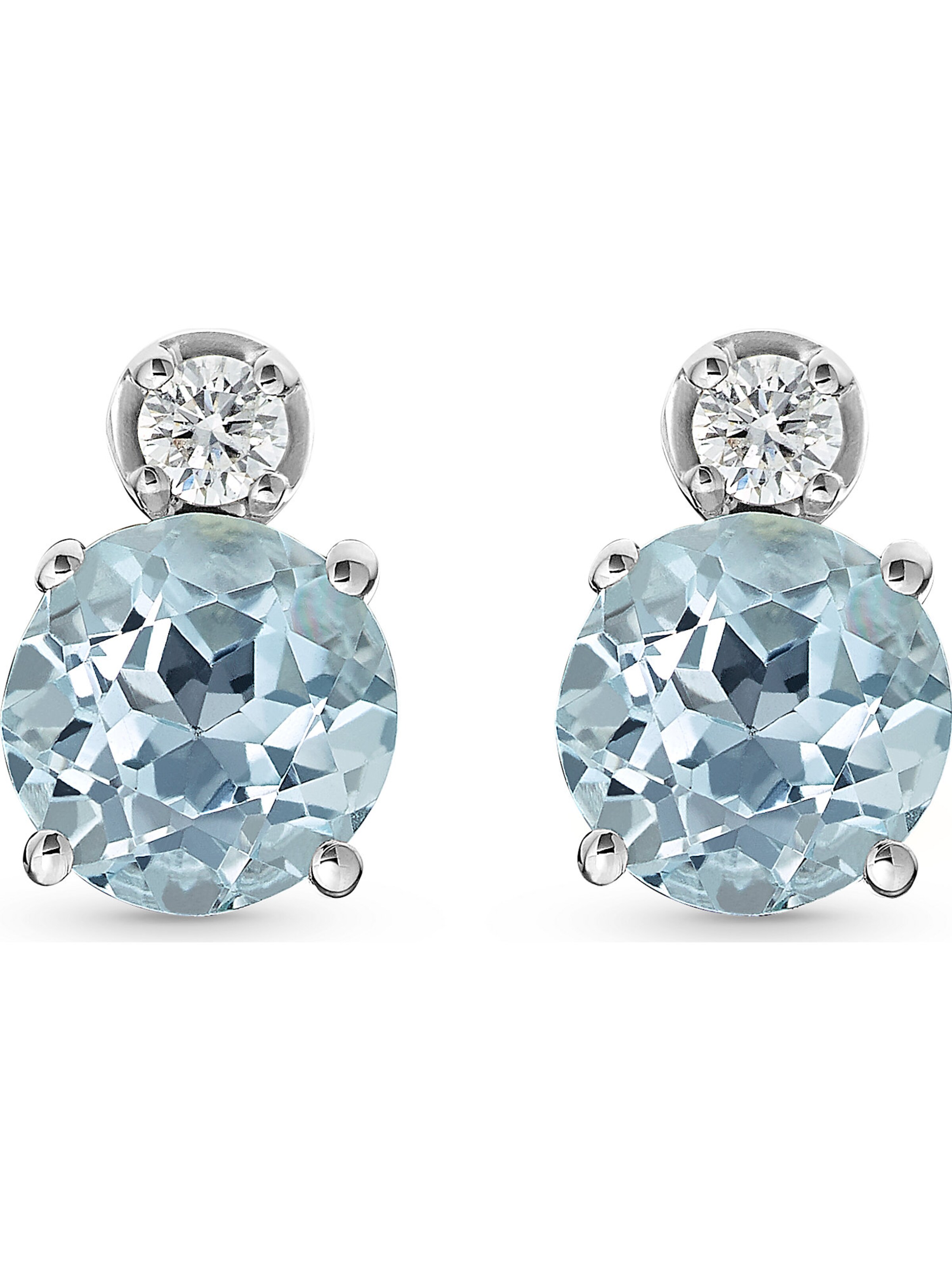 CHRIST Earrings in Blue: front