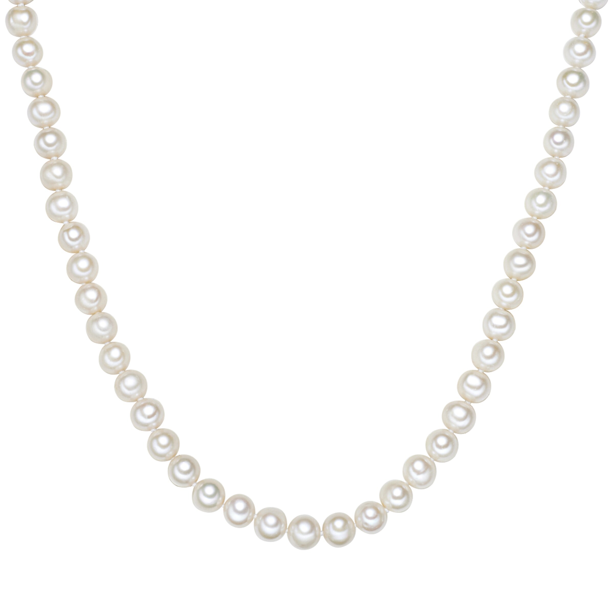 Valero Pearls Ketting in Wit: voorkant