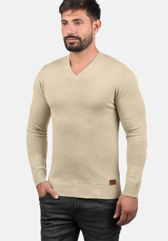 BLEND Strickpullover 'Lasse' in Beige: predná strana