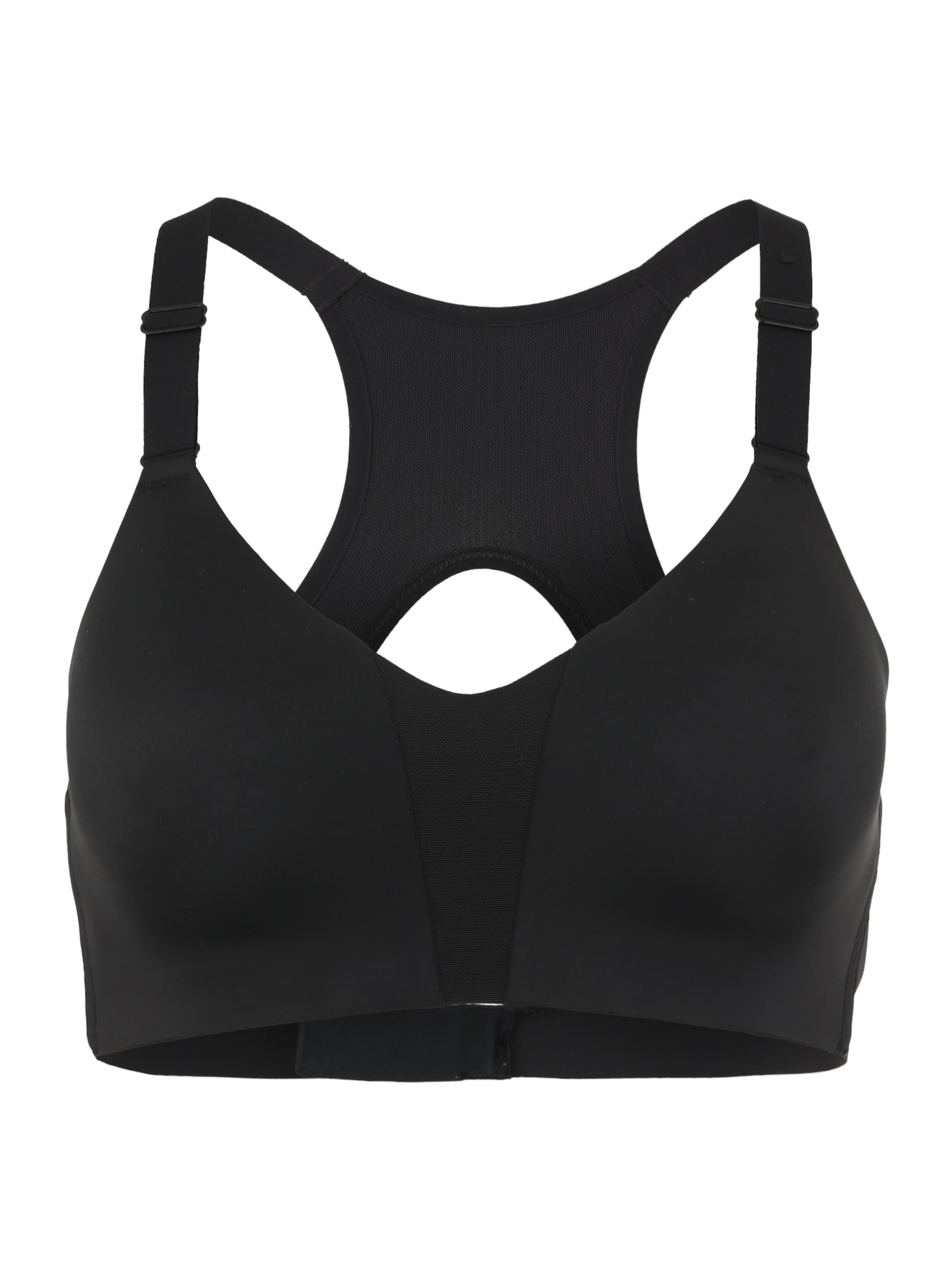 NIKE - Bustier Sujetador deportivo 'Rival' en negro: frente