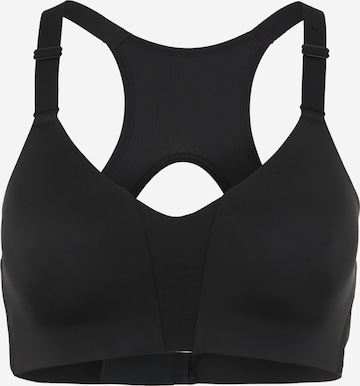 NIKE Bustier Sport bh 'Rival' in Zwart: voorkant