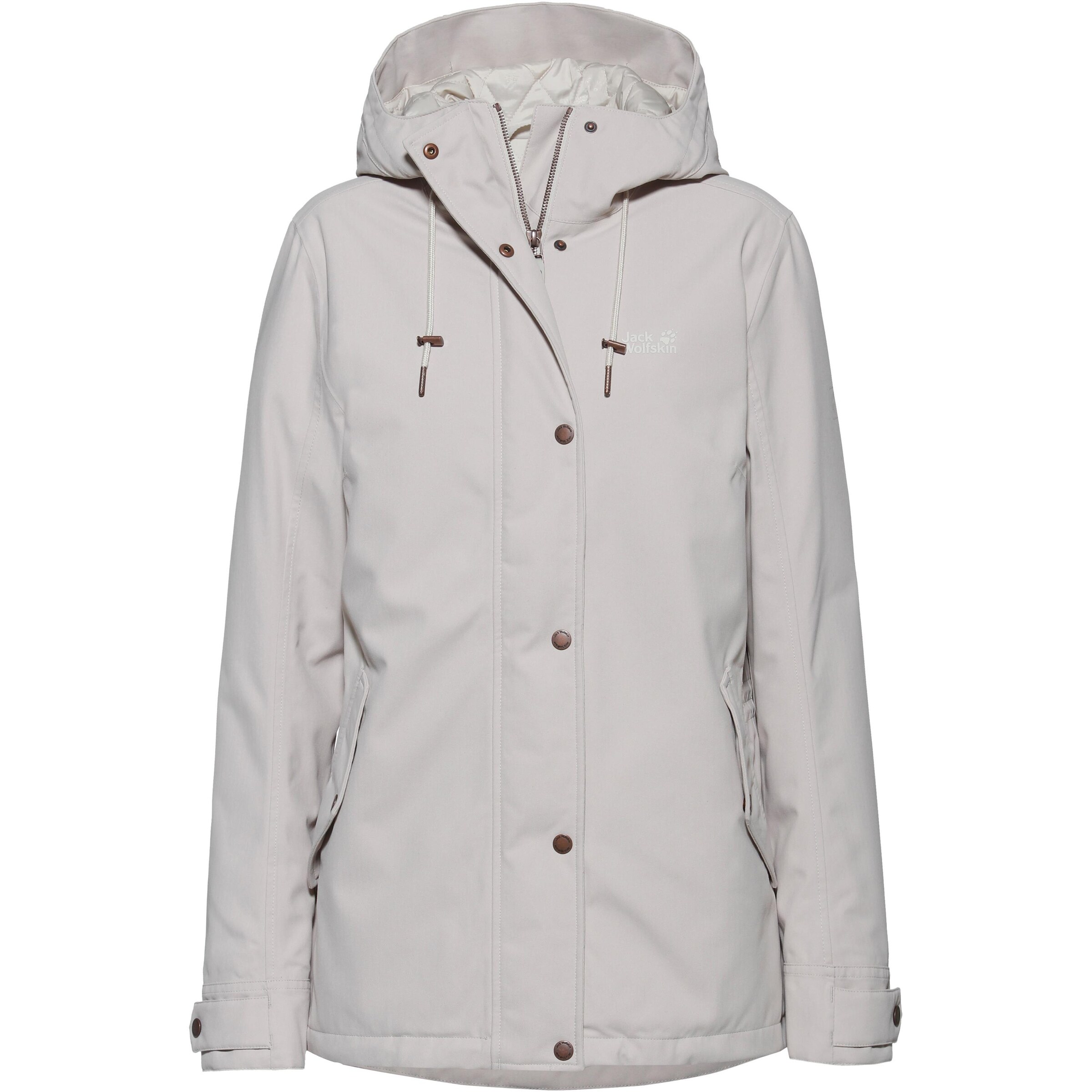 JACK WOLFSKIN - Funktionsjacke 'Mora' in hellgrau