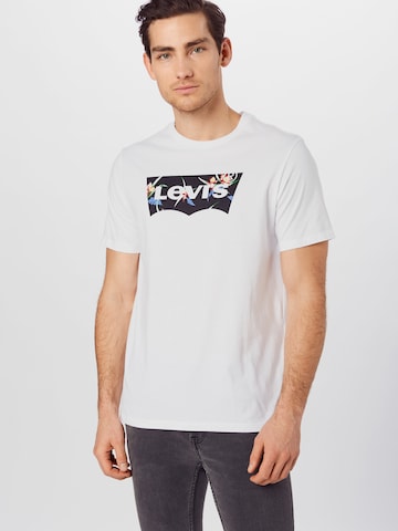 Regular T-Shirt LEVI'S ® en blanc : devant