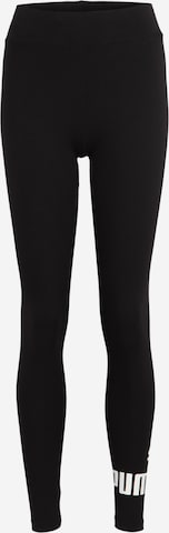 PUMA Skinny Sportbroek in Zwart: voorkant