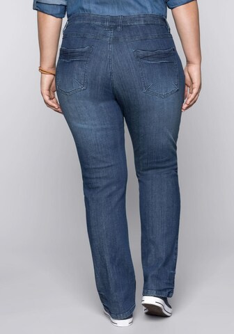 SHEEGO Bootcut Jeans 'Lana' in Blau