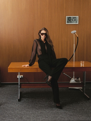 BlackSheerBlouseLook