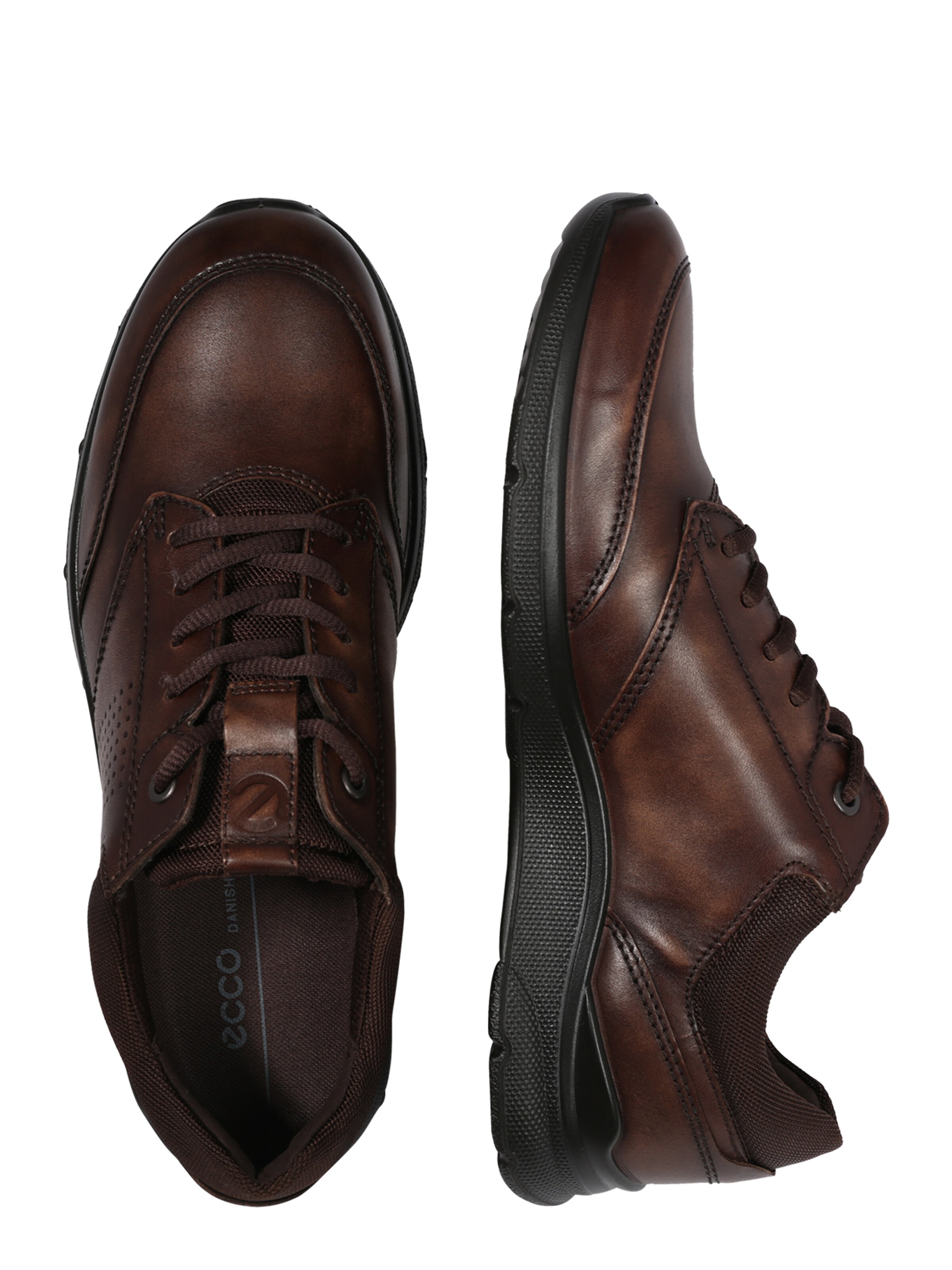 ECCO - Sapatilha com atacadores 'Irving' em castanho