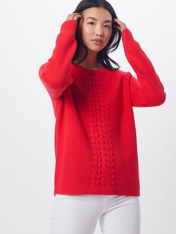 TOMMY HILFIGER Trui 'VALARY' in Rood: voorkant