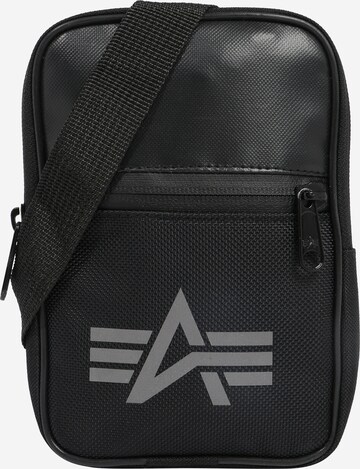 Sac à bandoulière ALPHA INDUSTRIES en noir : devant