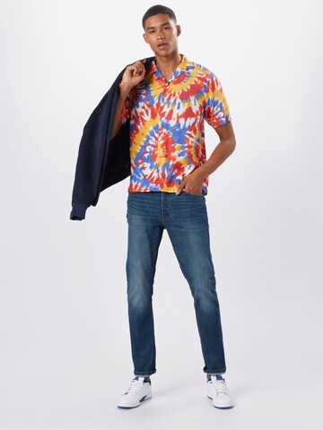 Denim Project Regular fit Overhemd 'LUNGO' in Oranje