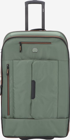 Borsa da viaggio di Delsey Paris in verde: frontale