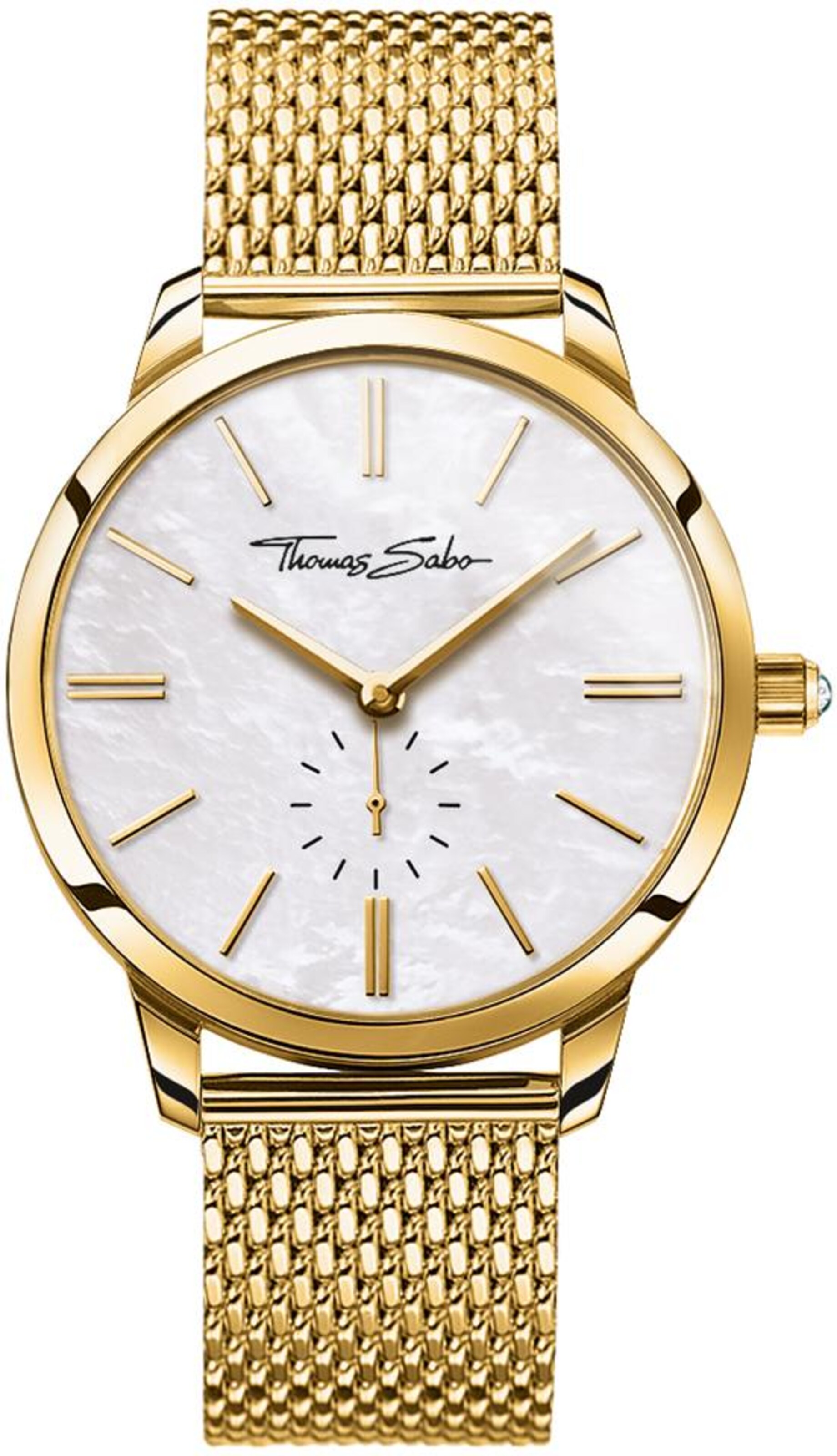 Thomas Sabo Quarzuhr 'WA0302-264-213-33 mm' in Gold: Vorderseite
