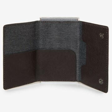 Piquadro Case 'Black Square' in Brown