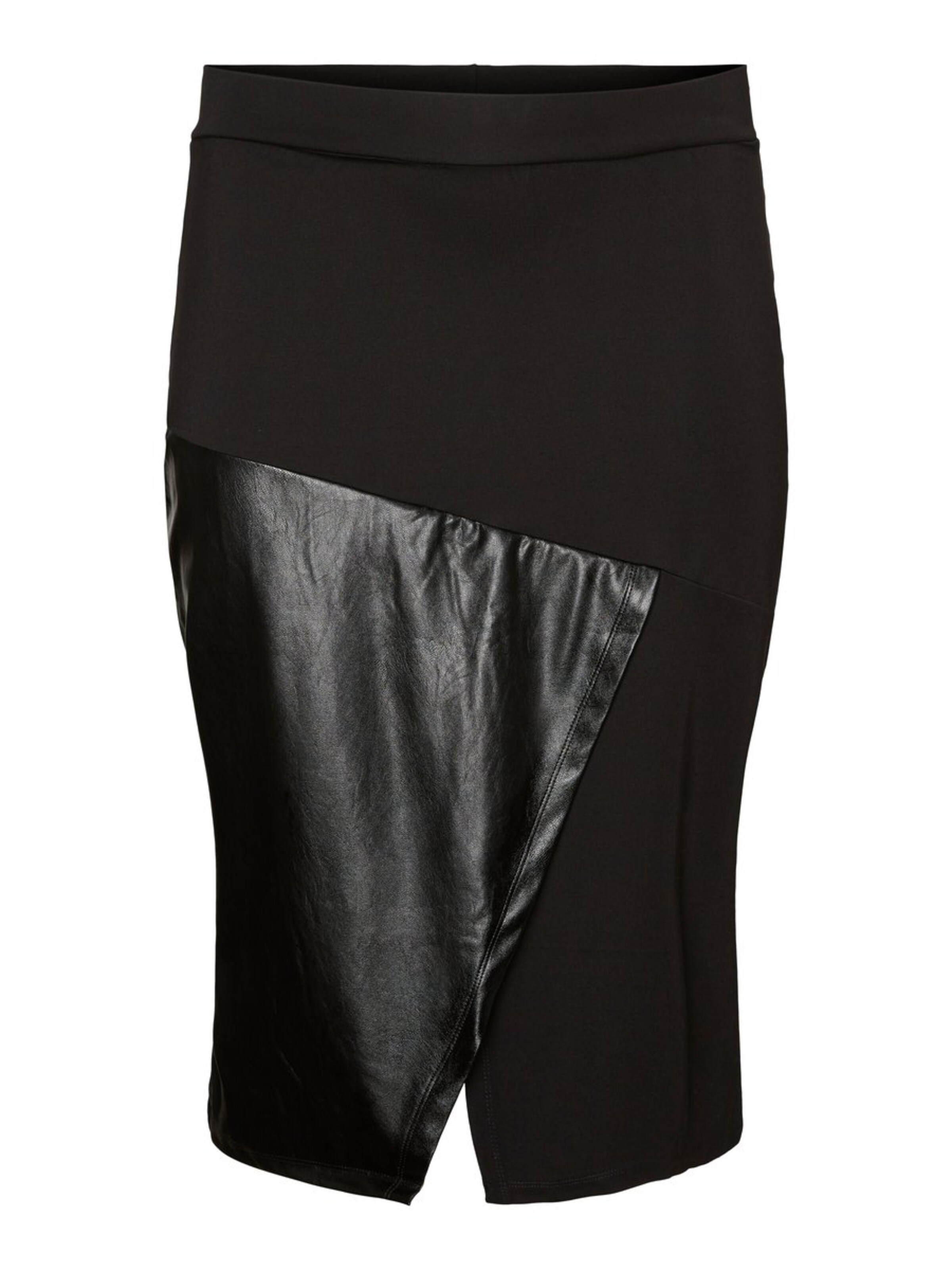 Junarose - Rok in de kleur Zwart