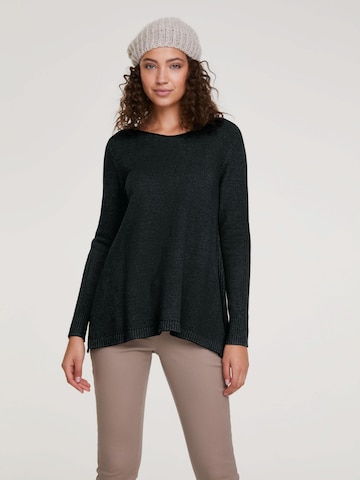 Pull-over heine en noir : devant