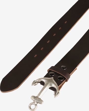 RETTUNGSRING by showroom 019° Belt 'Anker' in Brown