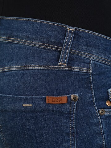 LOVE2WAIT Regular Jeans 'Sophia 34"' in Blue