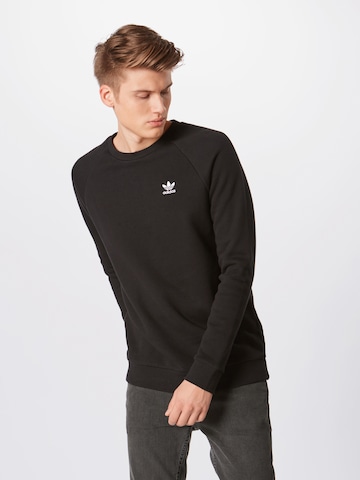 ADIDAS ORIGINALS Regular Fit Sweatshirt in Schwarz: Vorderseite