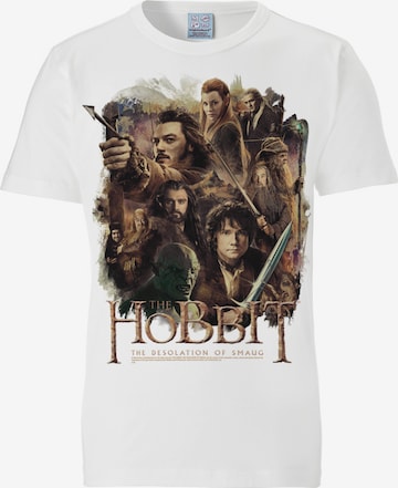 LOGOSHIRT T-Shirt "The Hobbit - The Desolation of Smaug" in Weiß: predná strana