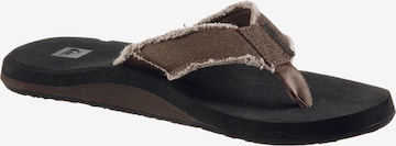 Flip-flops 'Monkey Abiss' de la QUIKSILVER pe maro