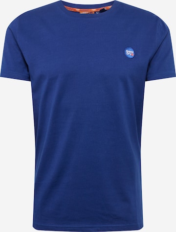 T-Shirt Superdry en bleu : devant