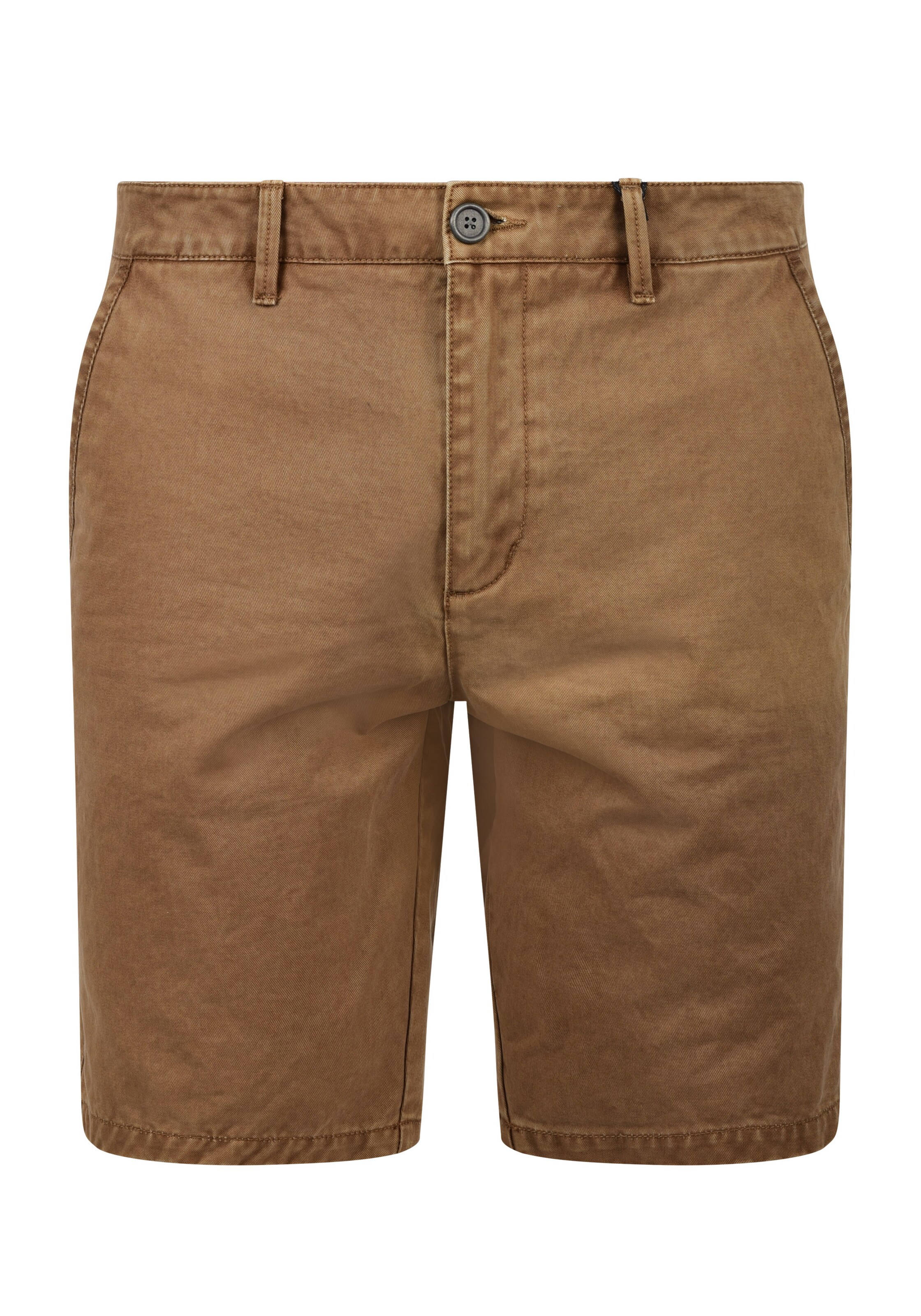 !Solid Chino trousers 'Pinhel' in Brown: front