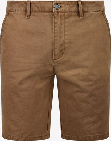 !Solid Chino Pants 'Pinhel' in Brown: front