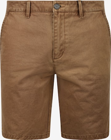 !Solid Regular Chino Pants 'Pinhel' in Brown: front