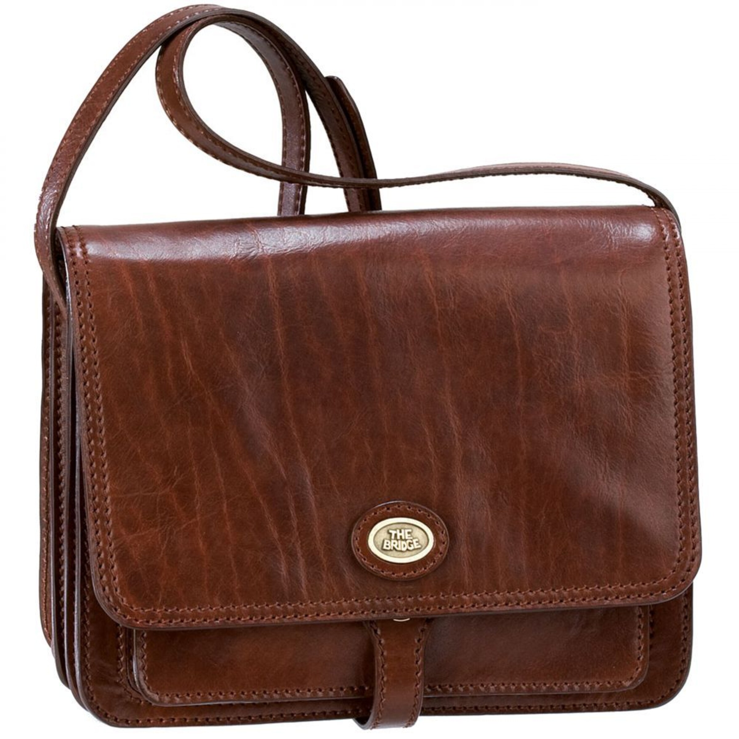 The Bridge - Schoudertas 'Story Donna' in de kleur Sepia