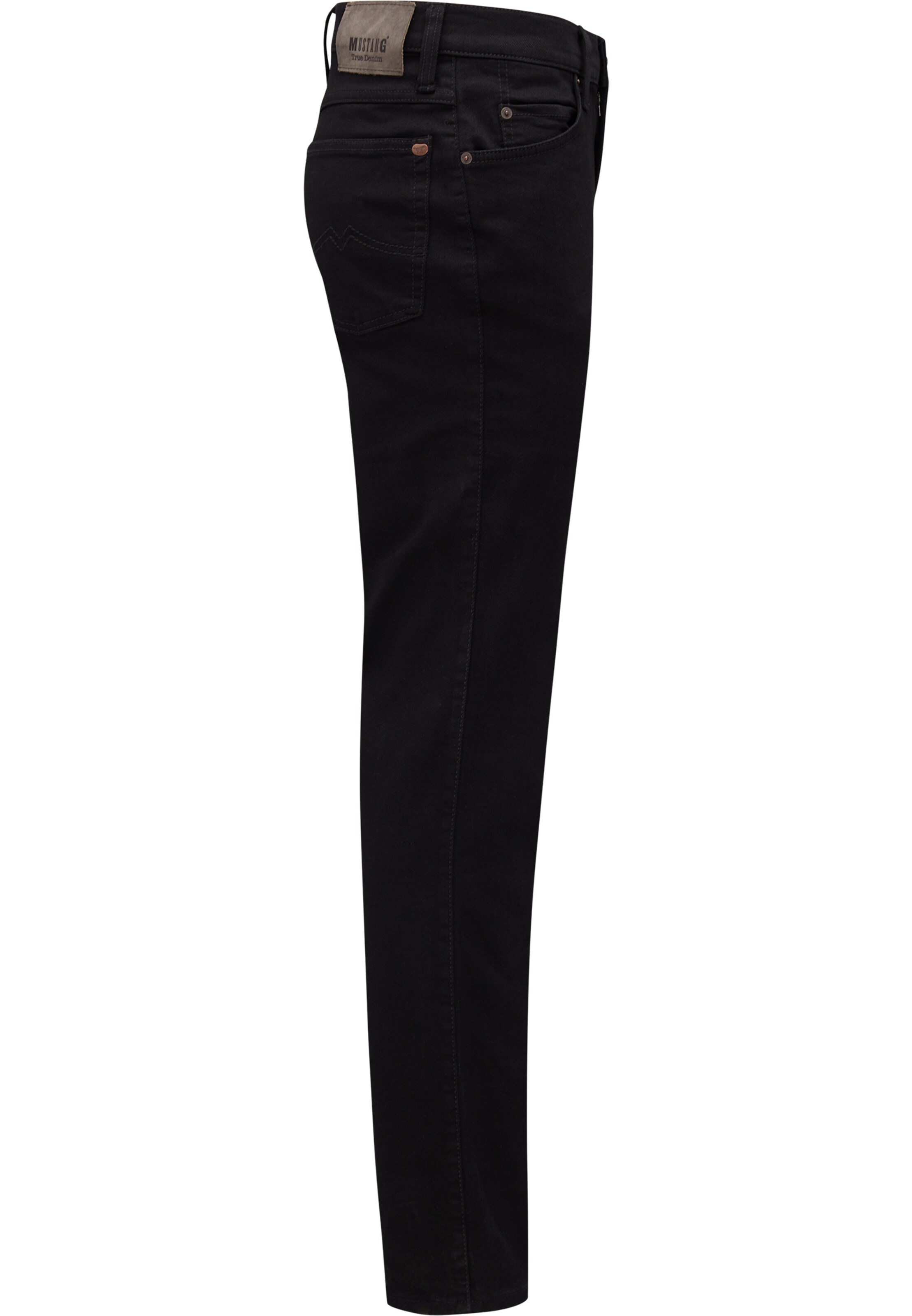 MUSTANG Normalny krój Jeansy 'Tramper' w kolorze czarny