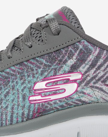 SKECHERS Sneaker 'SPORT Flex Appeal 2.0 Tropical Breeze' in Grau