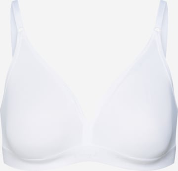 T-shirt Reggiseno 'Microfun' di TRIUMPH in bianco: frontale