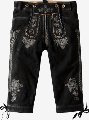STOCKERPOINT - Pantalón tradicional 'Justin' en negro: frente