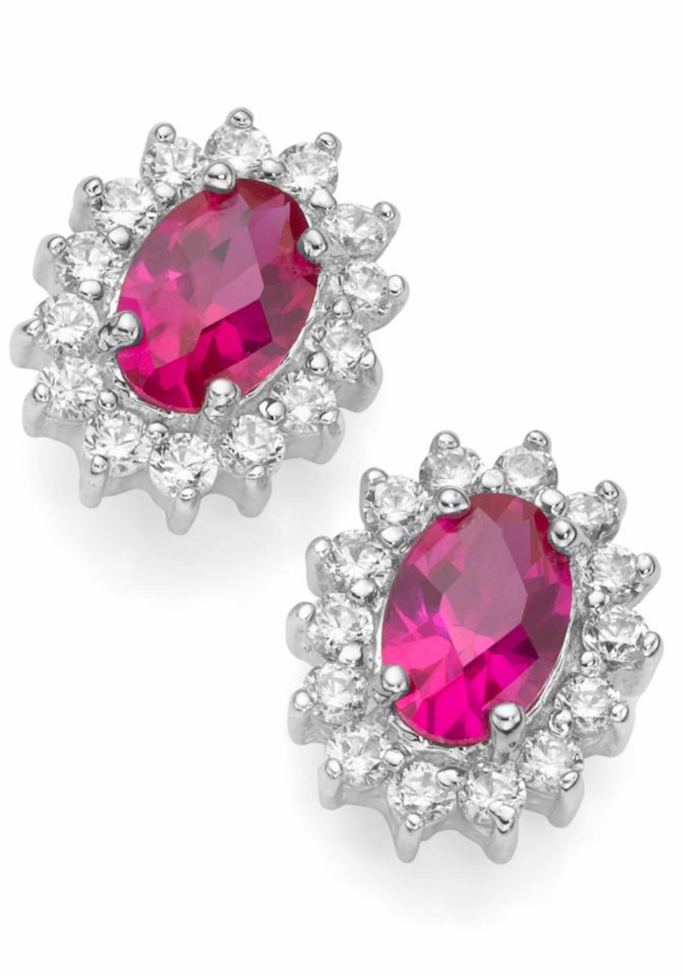 Smart Jewel Earrings in Pink: front