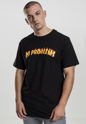 Mister Tee T-Shirt '99 Problems Flames' in Schwarz: predná strana