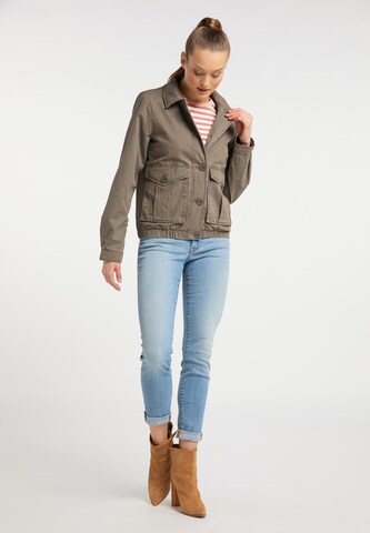 DreiMaster Vintage Between-Season Jacket in Brown: front